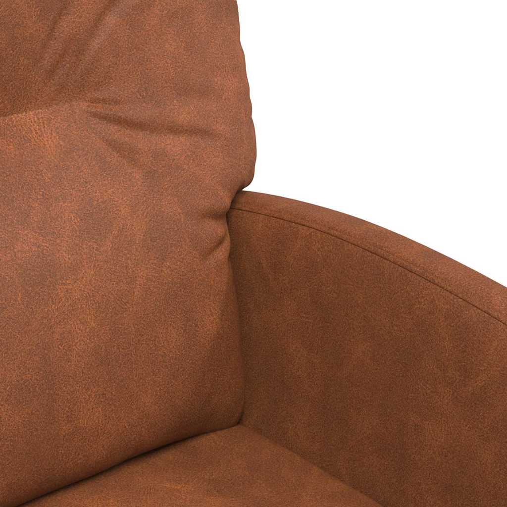 42017840 7 Scaune de dining 2 pcs Maro 57 x 67 x 95 cm Piele artificială Scaune de dining 2 pcs Maro 57 x 67 x 95 cm Piele artificială - imagine 7