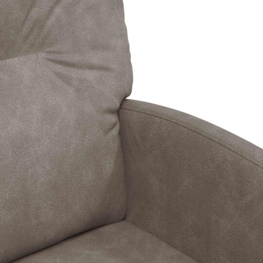 42017841 7 Scaune de dining 2 pcs Gri 57 x 67 x 95 cm Piele artificială 42017841 7