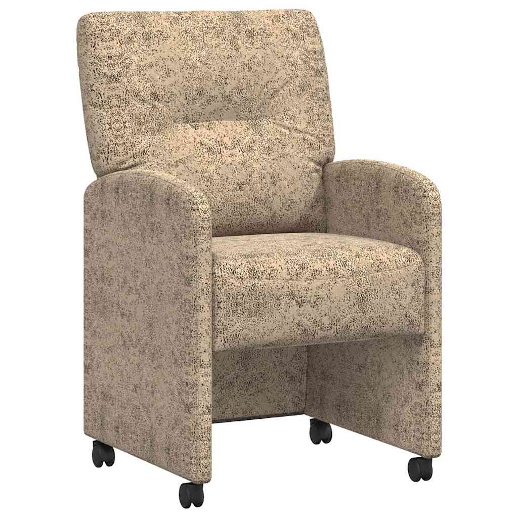 42017844 2 Scaune de dining cu roți 2 pcs Gri deschis 57 x 67 x 95 cm Scaune de dining cu roți 2 pcs Gri deschis 57 x 67 x 95 cm - imagine 2