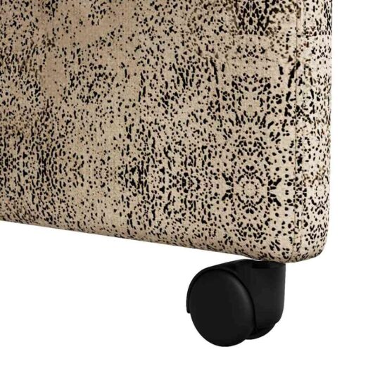 42017844 9 Scaune de dining cu roți 2 pcs Gri deschis 57 x 67 x 95 cm 42017844 9