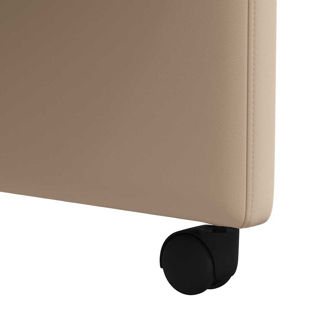 42017889 9 Scaune de dining cu roți 2 pcs Cappuccino 58 x 65 x 98 cm Scaune de dining cu roți 2 pcs Cappuccino 58 x 65 x 98 cm - imagine 9