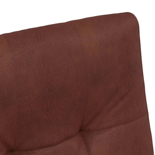 42017895 8 Scaune de dining cu roți 2 pcs Maro lucios 57 x 67 x 98 cm 42017895 8