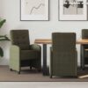 42017899 1 Scaune de dining cu roți 2 pcs Verde militar 57 x 67 x 98 cm 42017899 1