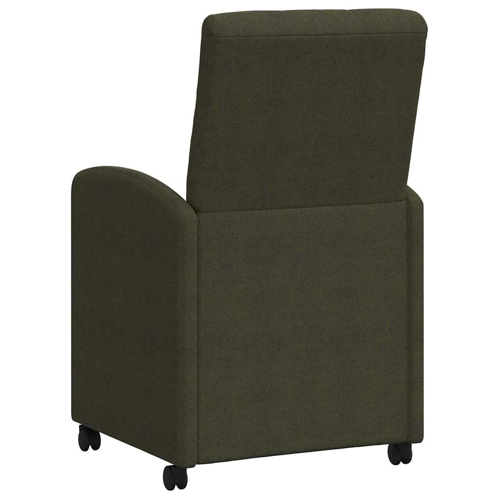 42017899 6 Scaune de dining cu roți 2 pcs Verde militar 57 x 67 x 98 cm Scaune de dining cu roți 2 pcs Verde militar 57 x 67 x 98 cm - imagine 6