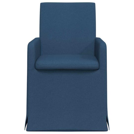 42017911 4 Scaune de dining 2 pcs albastru 57 x 67 x 95 cm țesătură 42017911 4