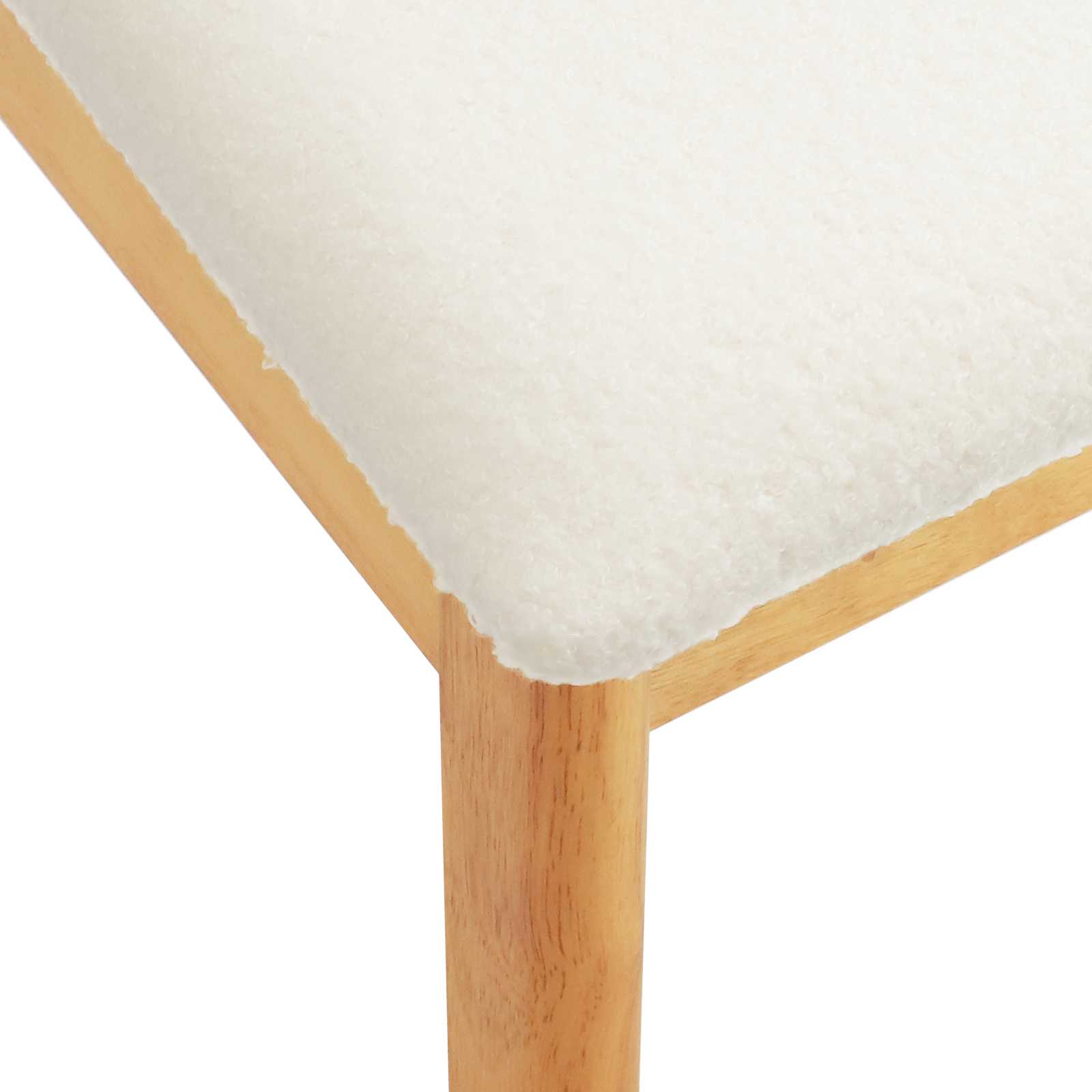 42020401 9 Scaun de sufragerie 2 pcs Natural și Alb Lemn de cauciuc solid Scaun de sufragerie 2 pcs Natural și Alb Lemn de cauciuc solid - imagine 9