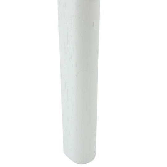 42020406 10 Scaun de sufragerie 2 pcs Alb și gri Lemn Solid de Cauciuc 42020406 10