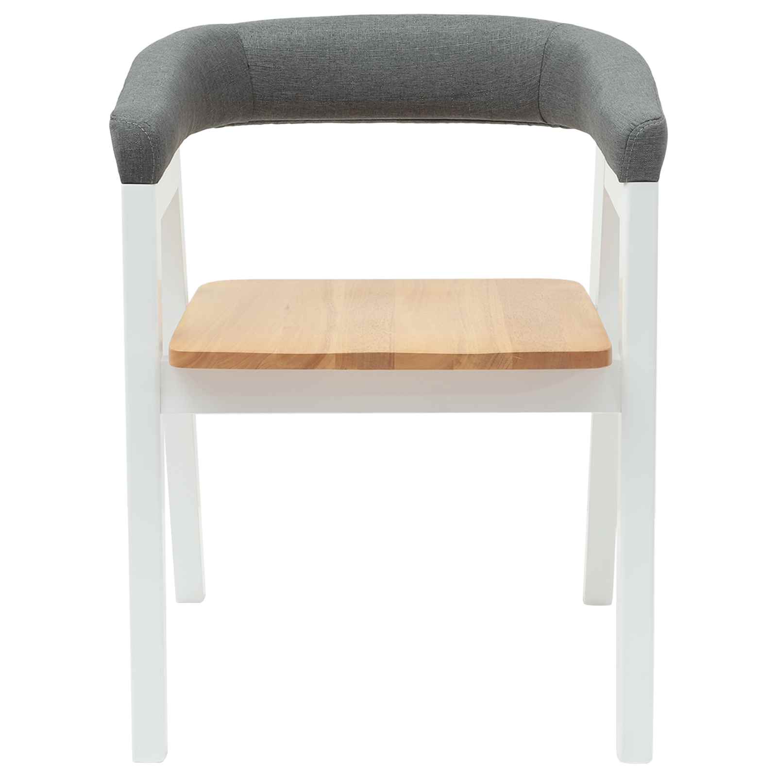 42020425 5 Scaune de dining 2 pcs Alb 54 x 57 x 73 cm Scaune de dining 2 pcs Alb 54 x 57 x 73 cm - imagine 5