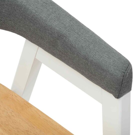 42020425 8 Scaune de dining 2 pcs Alb 54 x 57 x 73 cm 42020425 8