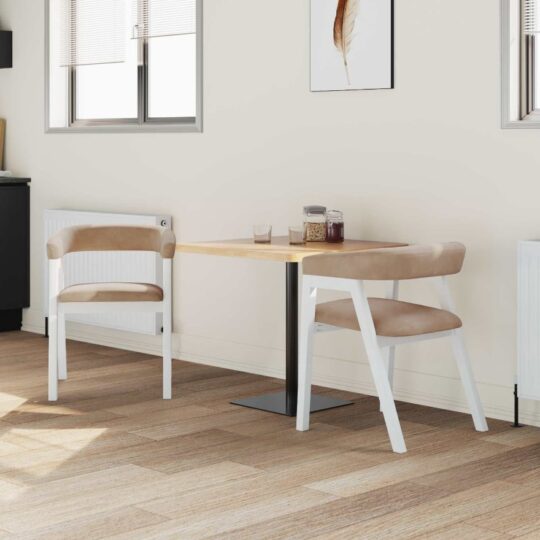 42020427 3 Scaune de dining 2 pcs Alb 54 x 57 x 73 cm 42020427 3