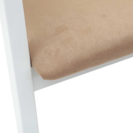 42020427 9 Scaune de dining 2 pcs Alb 54 x 57 x 73 cm 42020427 9