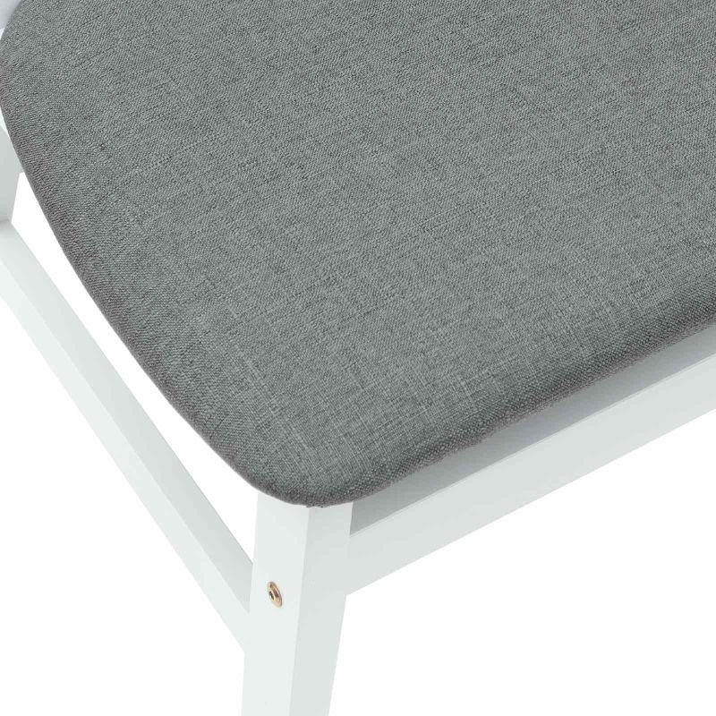 42020433 9 Scaune de dining 2 pcs Alb 42 x 47.5 x 81 cm Scaune de dining 2 pcs Alb 42 x 47.5 x 81 cm - imagine 9