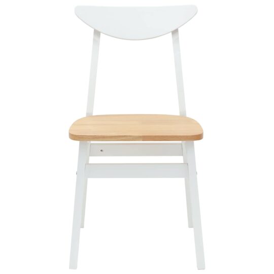 42020434 5 Scaune de dining 2 pcs Alb 42 x 47.5 x 81 cm 42020434 5