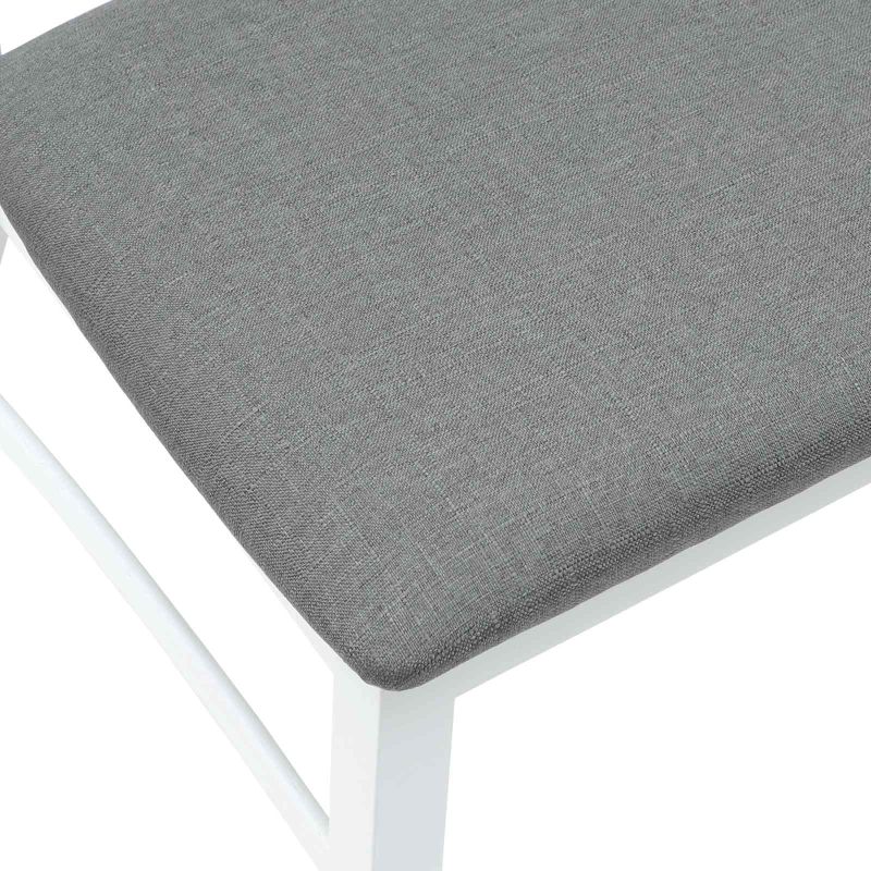 42020442 9 Scaune de dining 2 pcs Alb 43 x 54 x 89 cm Scaune de dining 2 pcs Alb 43 x 54 x 89 cm - imagine 9