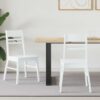 42020444 1 Scaune de dining 2 pcs Alb 43 x 54 x 89 cm 42020444 1