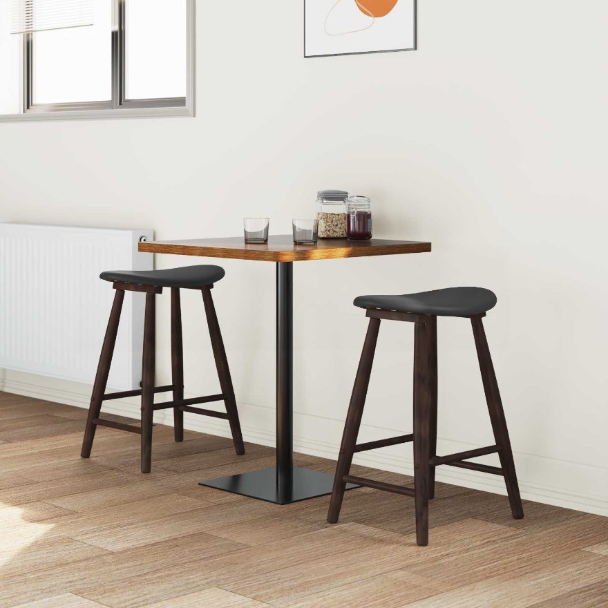 42020457 3 Scaune de dining 2 pcs Maro deschis 46 x 37 x 63 cm Scaune de dining 2 pcs Maro deschis 46 x 37 x 63 cm - imagine 3