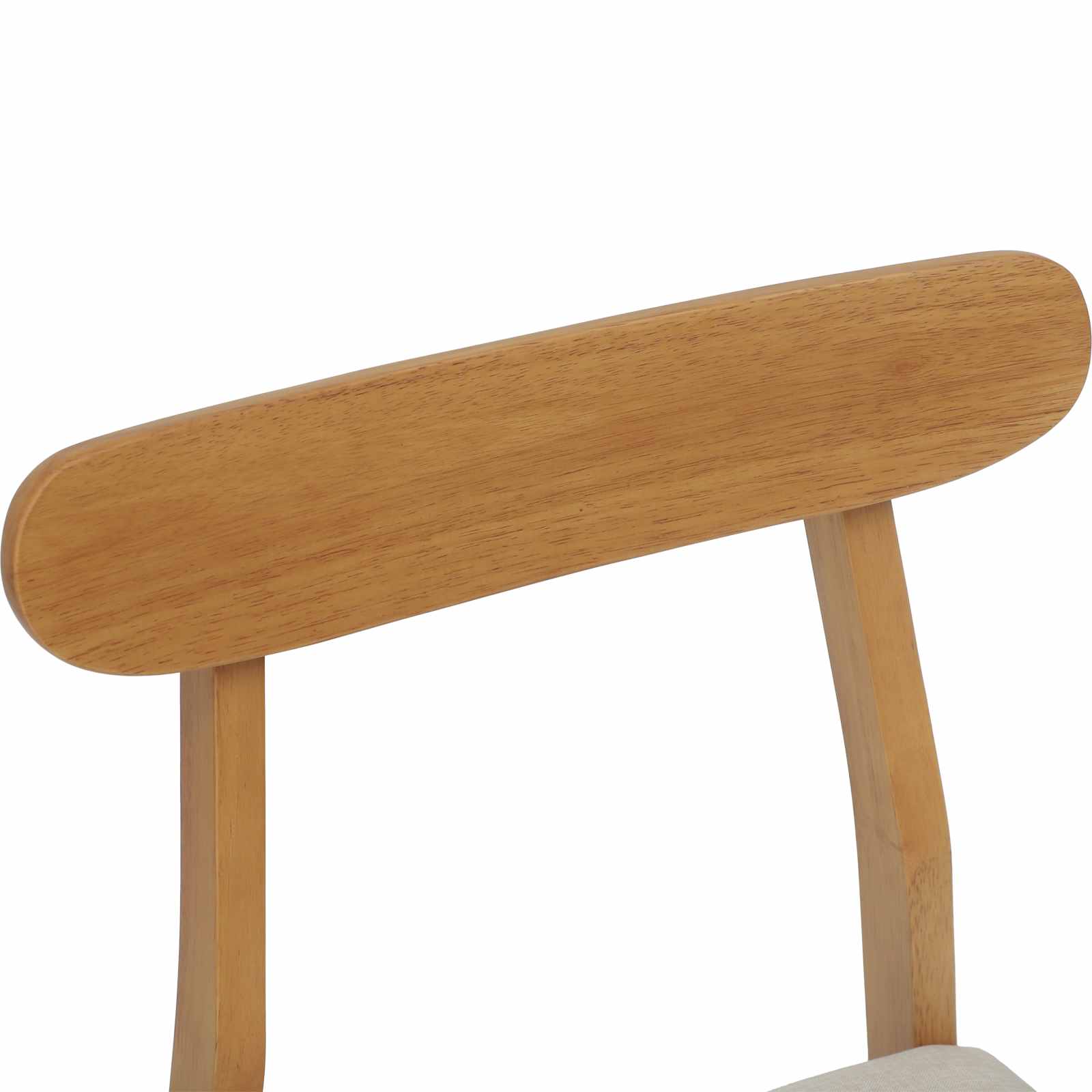 42020485 9 Scaun de sufragerie 2 pcs Natural și deschis Scaun de sufragerie 2 pcs Natural și deschis - imagine 9