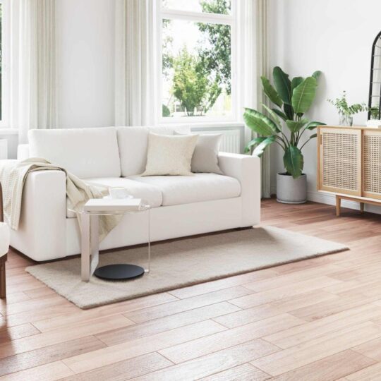 Covor din Blană Faux de Iepure Olite Bej 100 x 200 cm Poliester