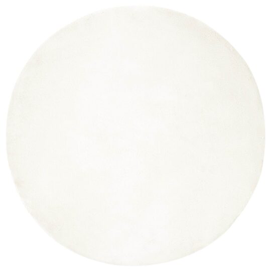 Alternative view of Covor din Blană Faux de Iepure Olite Crem Ø 100 cm Poliester