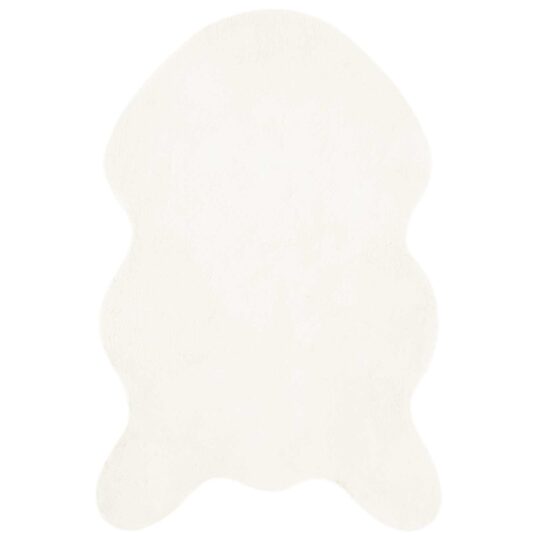 Alternative view of Covor din Blană Faux de Iepure Olite Crem 80 x 120 cm Poliester