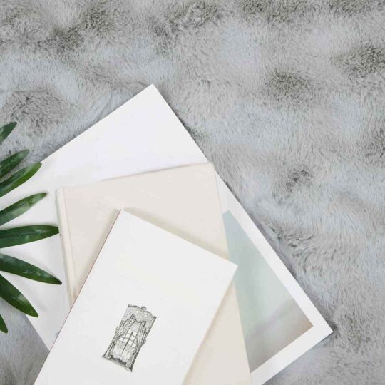 Alternative view of Pătură din Blană sintetică de Iepure 4 pcs Gri 220 x 240 cm