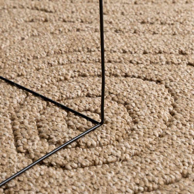 Covoare de zonă Moiré Dreptunghiular natural 150 x 80 cm - imagine 5