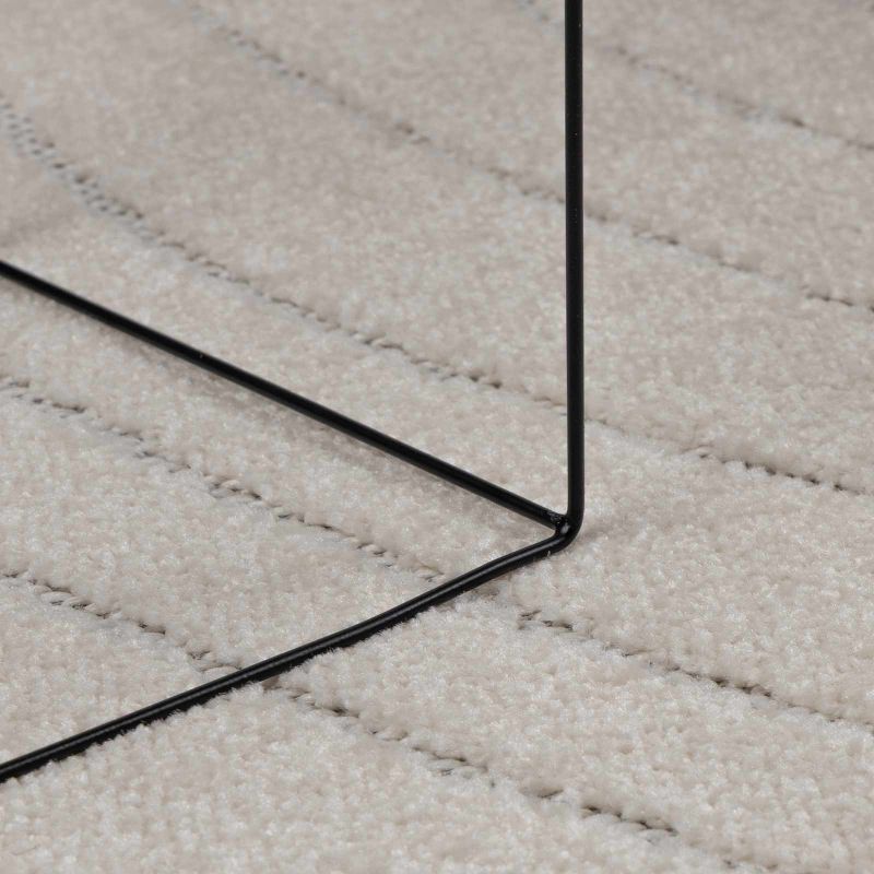 Covoare de zonă Dreptunghiular Crem 200 x 80 cm - imagine 6