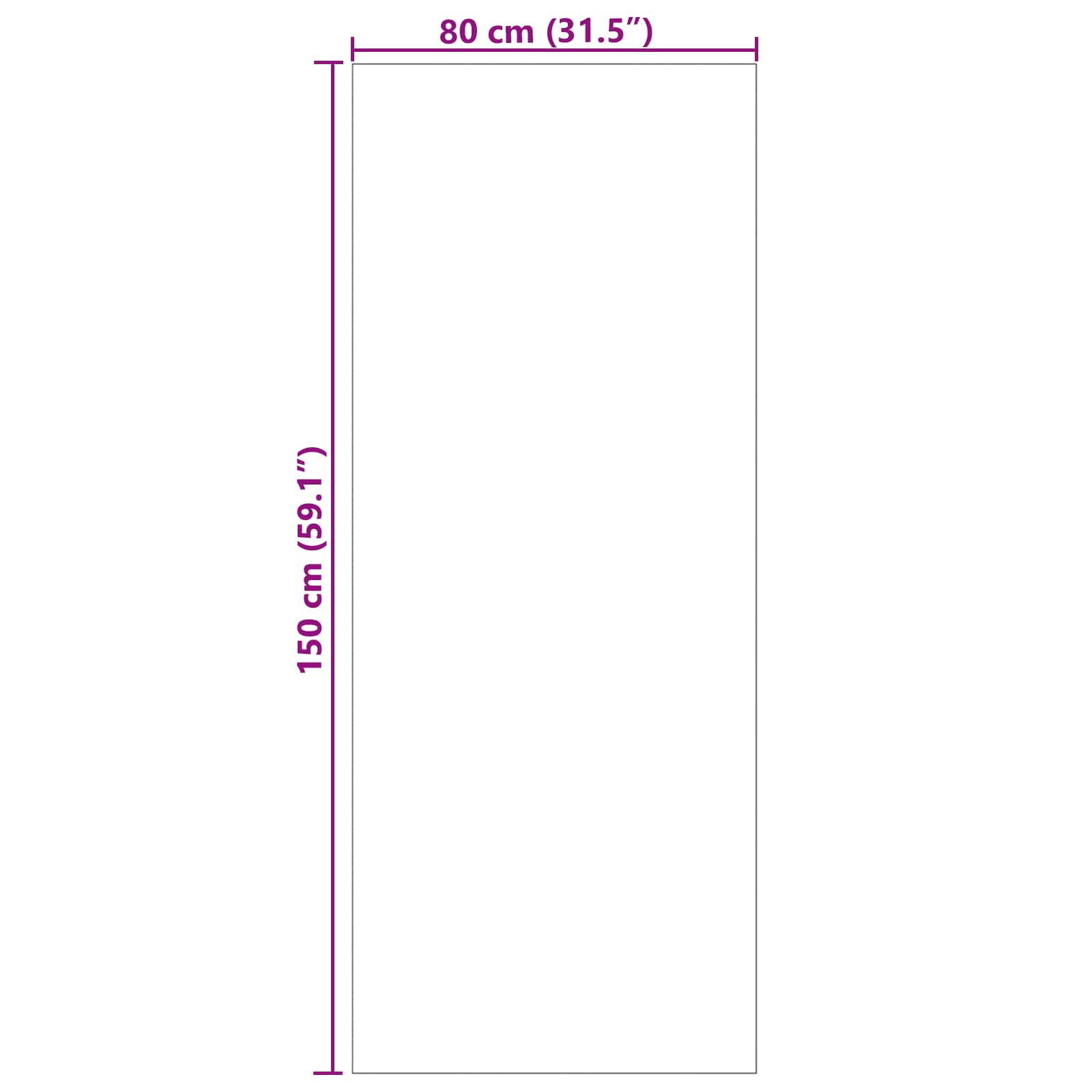 Covoare de zonă Dreptunghiular Crem 150 x 80 cm - imagine 8
