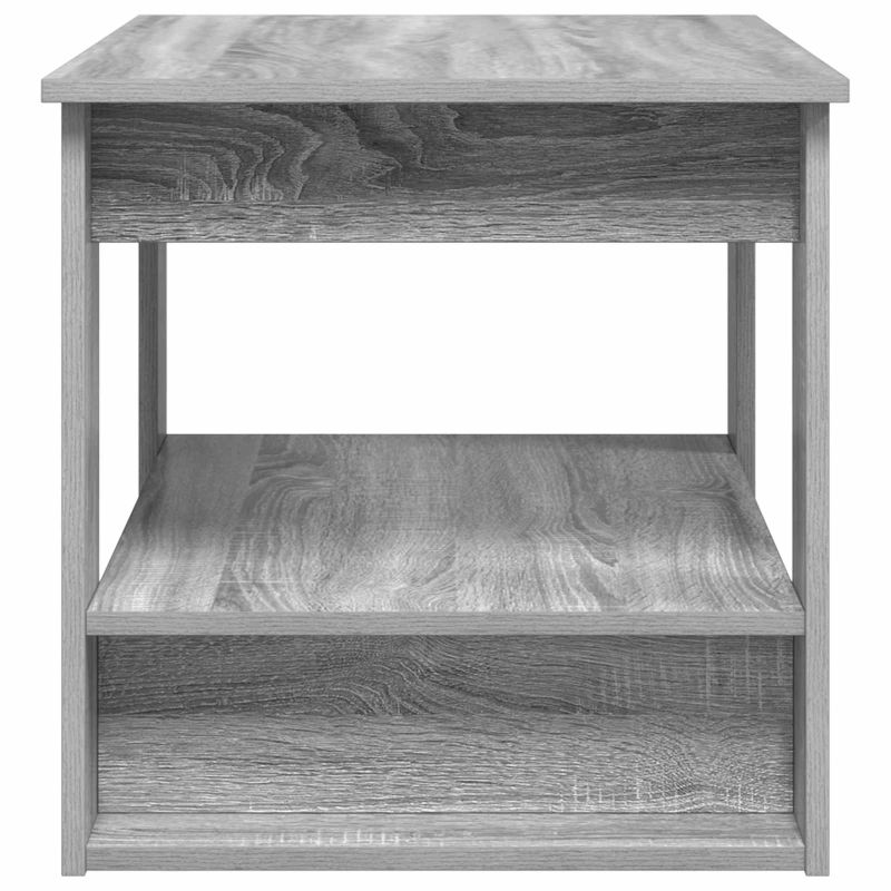 Masă de cafea Gri Sonoma 72 x 50 x 50 cm Lemn compozit - imagine 6