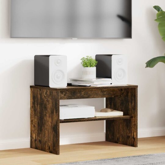 Cabinet TV Stejar fumuriu 60 x 35 x 40 cm Lemn compozit