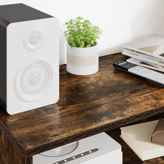 8000296 4 Cabinet TV Stejar fumuriu 60 x 35 x 40 cm Lemn compozit 8000296 4