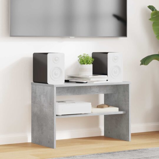 8000319 1 Home Cabinet TV Gri din beton 60 x 30 x 40 cm Lemn compozit