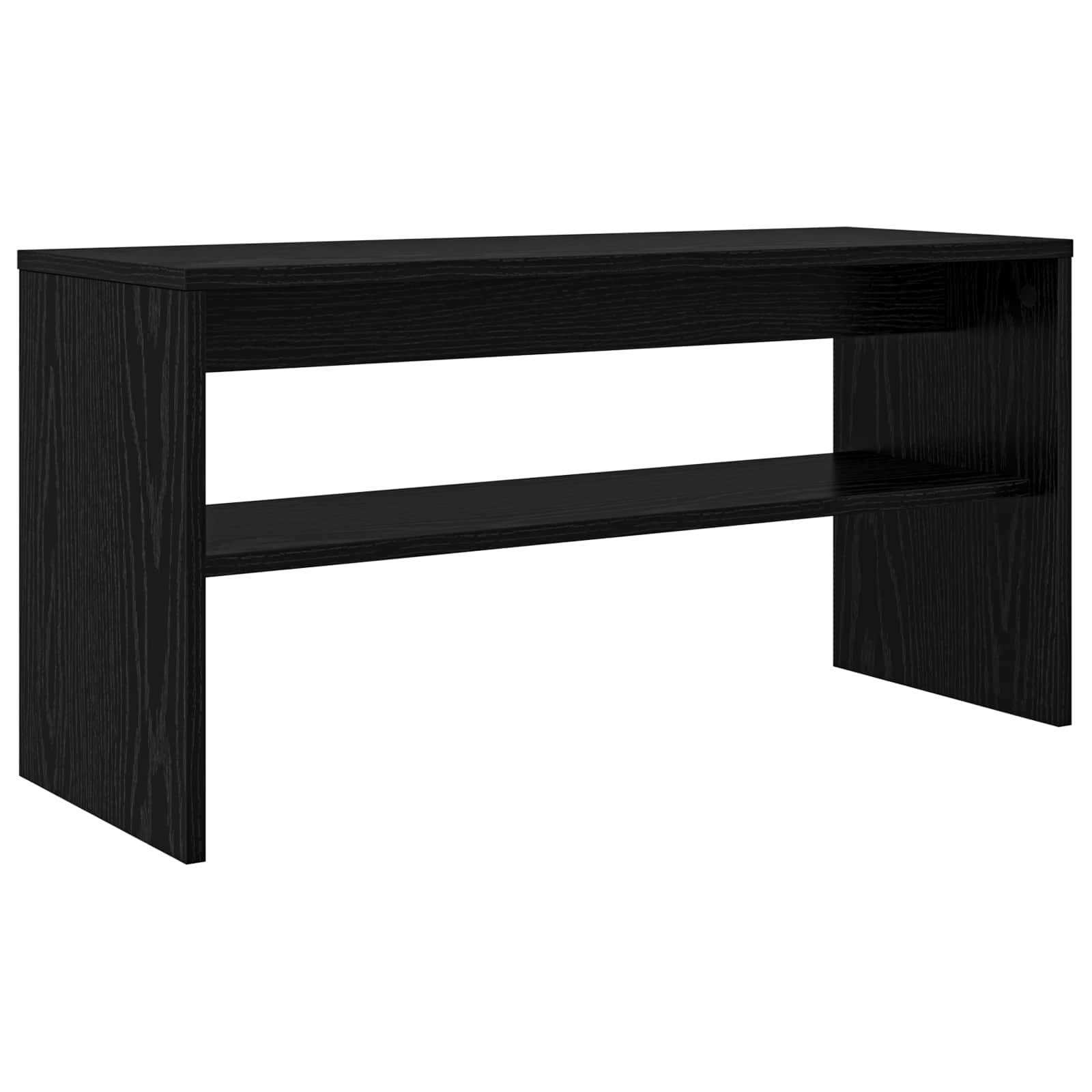 8000325 2 Cabinet TV Stejar Negru 80 x 30 x 40 cm Lemn compozit Cabinet TV Stejar Negru 80 x 30 x 40 cm Lemn compozit - imagine 2