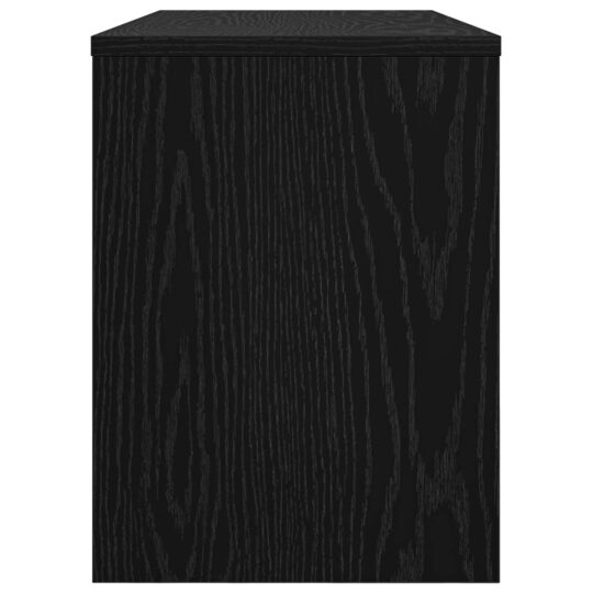 8000325 6 Cabinet TV Stejar Negru 80 x 30 x 40 cm Lemn compozit 8000325 6