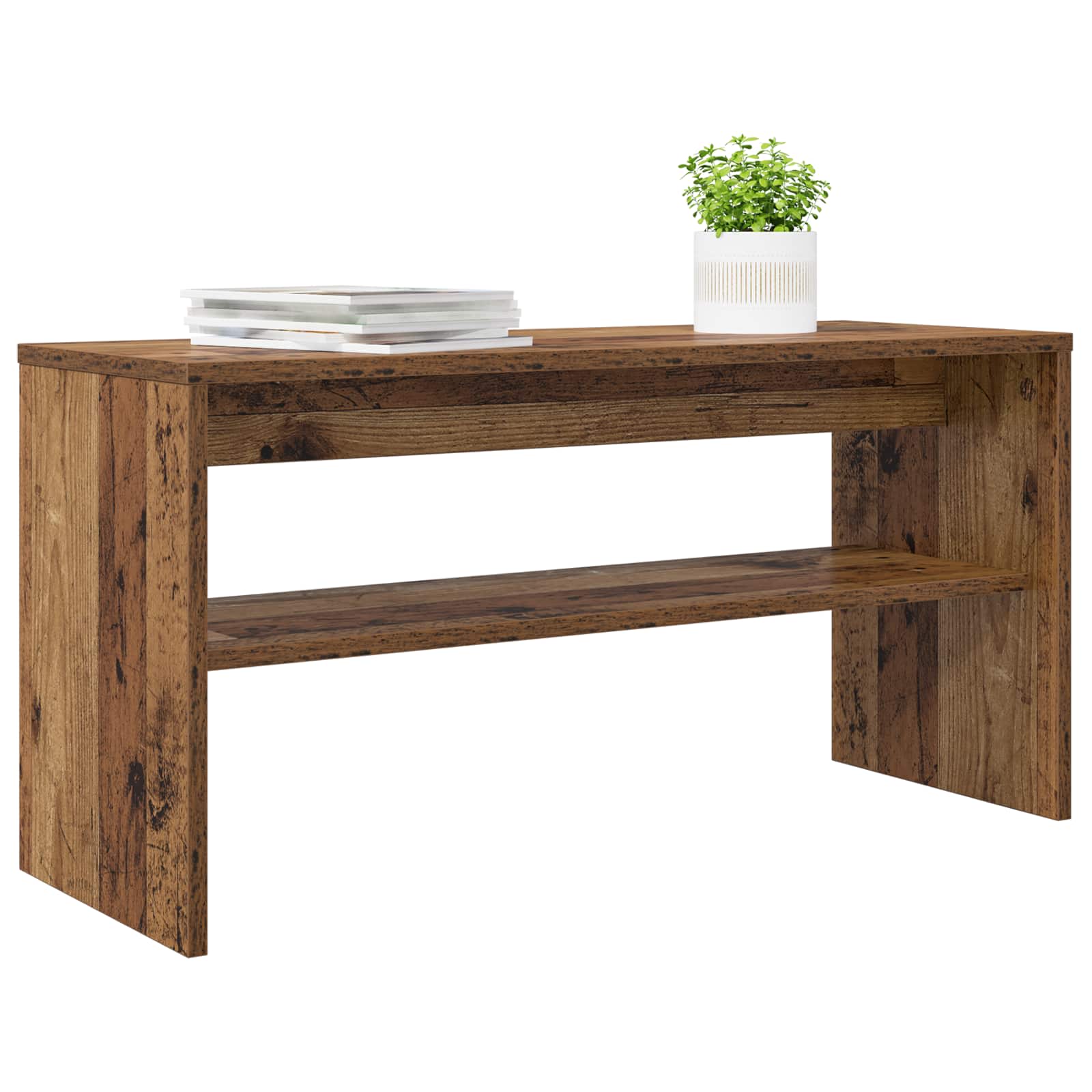 8000330 3 Cabinet TV Lemn vechi 80 x 30 x 40 cm Lemn compozit Cabinet TV Lemn vechi 80 x 30 x 40 cm Lemn compozit - imagine 3