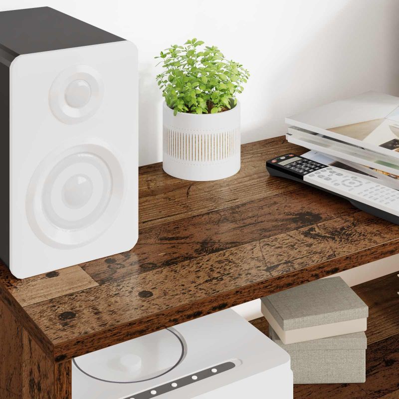 8000330 4 Cabinet TV Lemn vechi 80 x 30 x 40 cm Lemn compozit Cabinet TV Lemn vechi 80 x 30 x 40 cm Lemn compozit - imagine 4