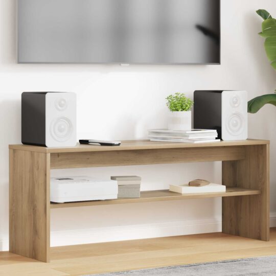 8000339 1 Home Cabinet TV Stejar Artizanal 100 x 30 x 40 cm Lemn compozit