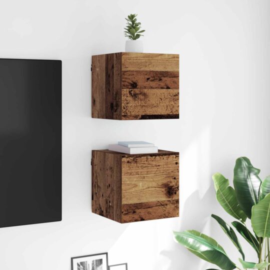 8003720 1 Home Cabinet TV Lemn vechi 30,5 x 30 x 30 cm Lemn compozit