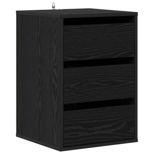 Alternative view of Dulap cu sertare Stejar Negru 41 x 40 x 58 cm Lemn compozit