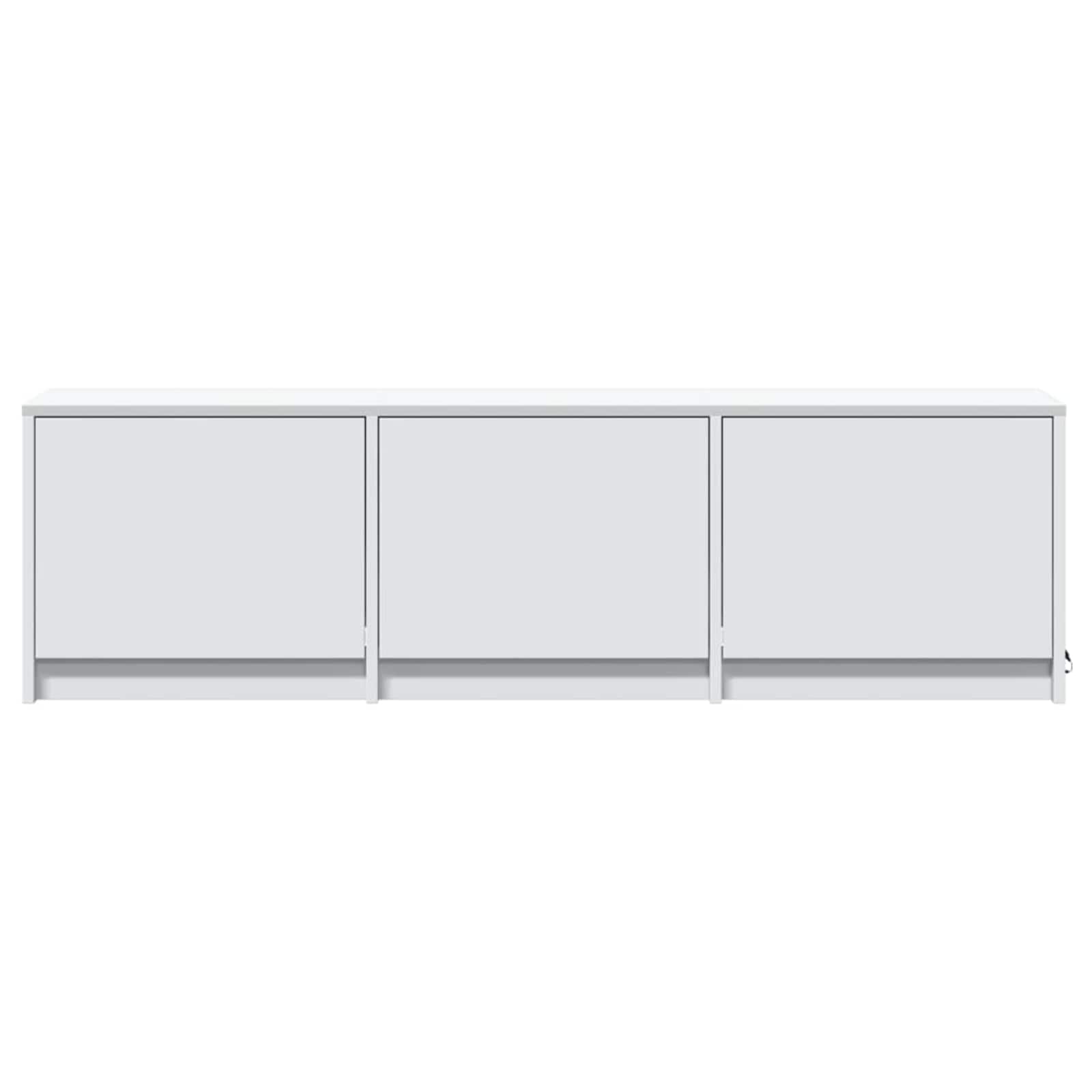 8006553 5 Cabinet TV cu led cu sertar Alb 140 x 34 x 40 cm Lemn compozit Cabinet TV cu led cu sertar Alb 140 x 34 x 40 cm Lemn compozit - imagine 5