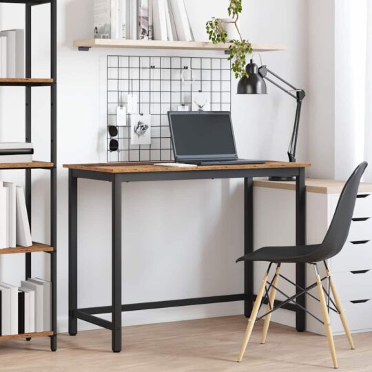 masă Lemn vechi 80 x 50 x 76,5 cm Lemn ingineresc și oțel