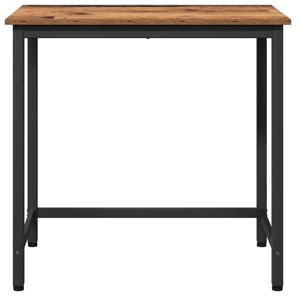 masă Lemn vechi 100 x 50 x 76,5 cm Lemn ingineresc și oțel - imagine 5