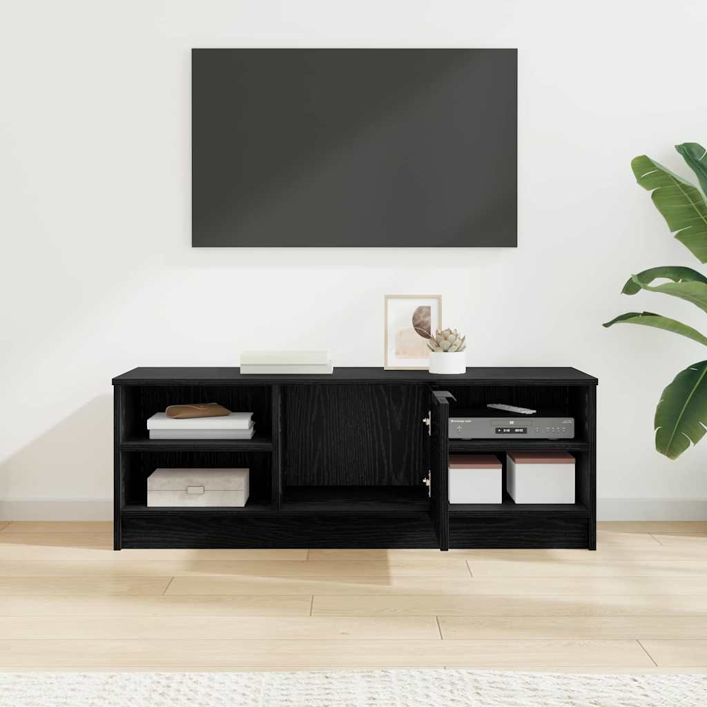 880766 4 Cabinet TV Stejar Negru 102 x 35 x 36,5 cm Lemn compozit Cabinet TV Stejar Negru 102 x 35 x 36,5 cm Lemn compozit - imagine 4
