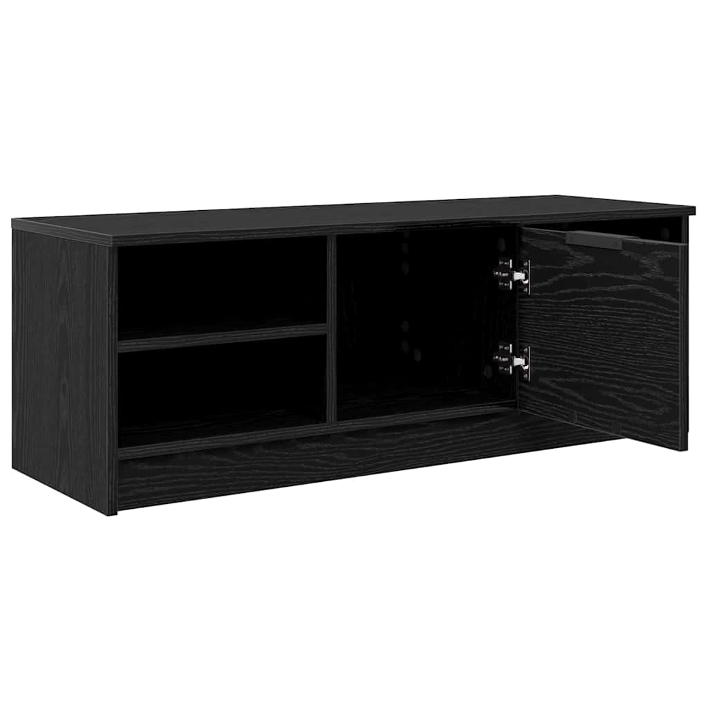 880766 5 Cabinet TV Stejar Negru 102 x 35 x 36,5 cm Lemn compozit Cabinet TV Stejar Negru 102 x 35 x 36,5 cm Lemn compozit - imagine 5