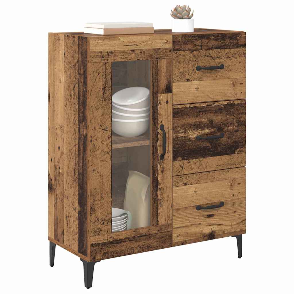 Bufet Lemn Vechi 69,5 x 34 x 90 cm Lemn Ingineresc și Fier - imagine 3