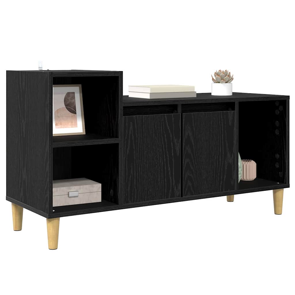 881023 3 Cabinet TV Stejar Negru 100 x 35 x 55 cm Lemn compozit Cabinet TV Stejar Negru 100 x 35 x 55 cm Lemn compozit - imagine 3