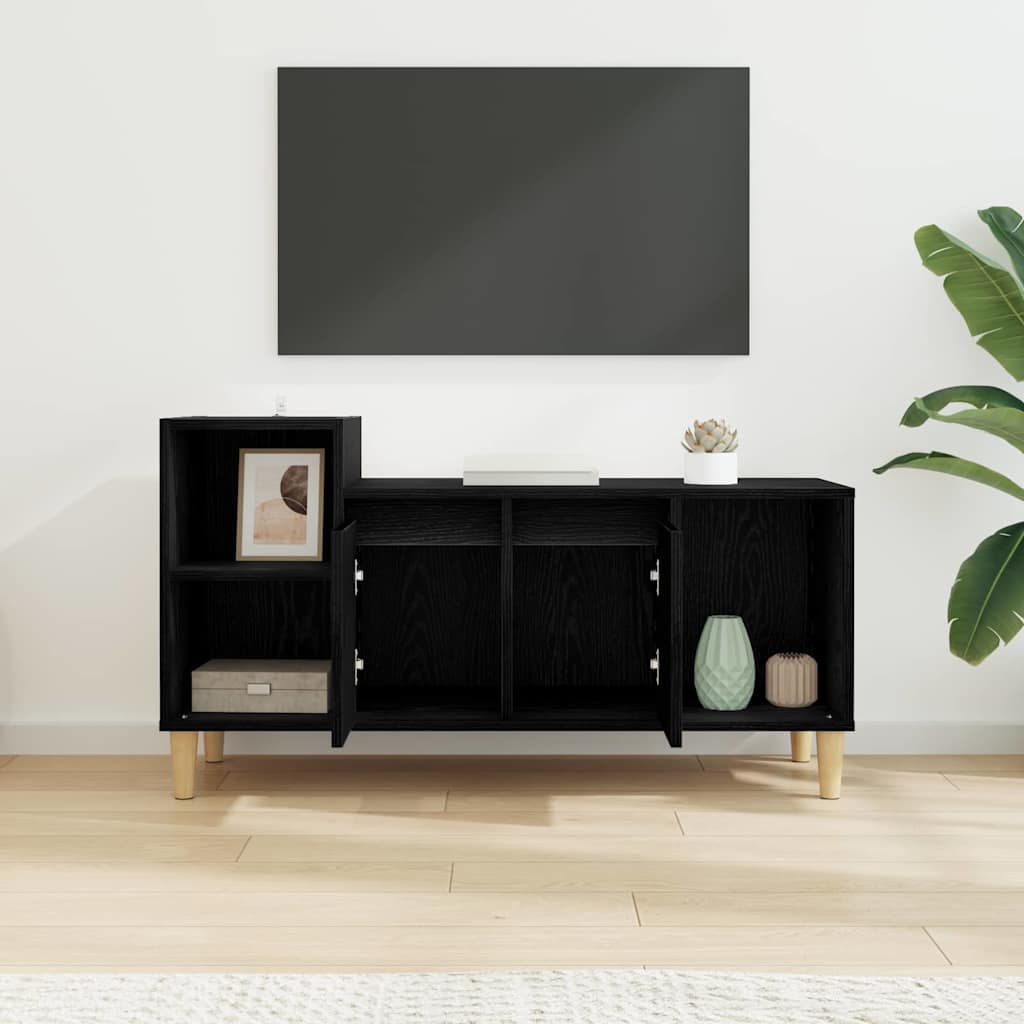 881023 4 Cabinet TV Stejar Negru 100 x 35 x 55 cm Lemn compozit Cabinet TV Stejar Negru 100 x 35 x 55 cm Lemn compozit - imagine 4