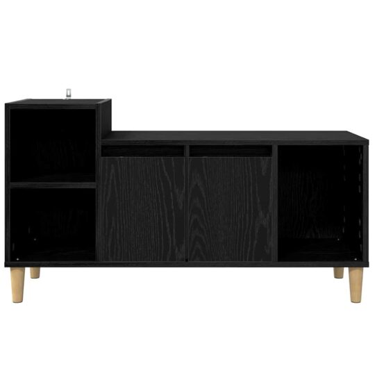881023 6 Cabinet TV Stejar Negru 100 x 35 x 55 cm Lemn compozit 881023 6
