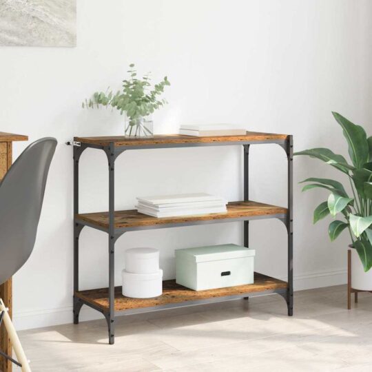 Dulap pentru cărți Lemn Vechi 80 x 33 x 70,5 cm