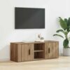 881157 1 Cabinet TV Stejar Artizanal 100 x 31,5 x 35 cm Lemn compozit 881157 1